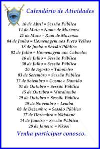 Calendário 2016